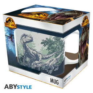 JURASSIC WORLD - Mug - 320 ml - Raptor - subli matte - with box x2*