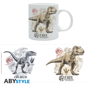 JURASSIC WORLD - Mug - 320 ml - Paleontology - subli matte - box x2