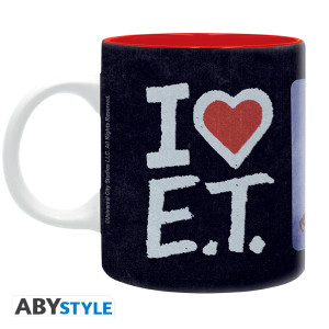E.T. - Mug - 320 ml - I Love E.T.  - subli - x2  *