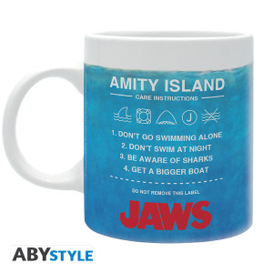 JAWS  - Mug - 320 ml - Instructions - subli matte - x2
