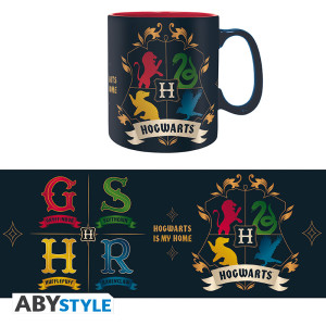 HARRY POTTER - Mug - 460 ml - Houses - cardboard box x2