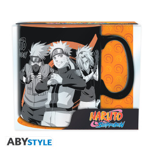 NARUTO SHIPPUDEN - Mug -460ml-Group black & white -boxx2* ABYMUGA505