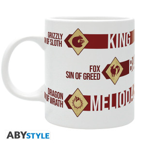 THE SEVEN DEADLY SINS - Mug - 320 ml - Meliodas,Ban,King - subli - x2