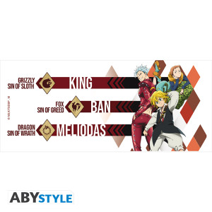 THE SEVEN DEADLY SINS - Mug - 320 ml - Meliodas,Ban,King - subli - x2