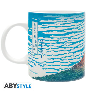 HOKUSAI - Mug - 320 ml - "Le Fuji Rouge" - subli mate  x2