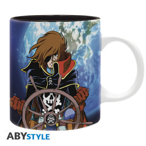 CAPTAIN HARLOCK - Mug - 320 ml - Harlock & ship - subli - box x2