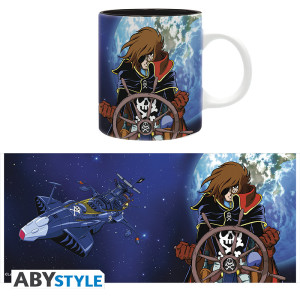 CAPTAIN HARLOCK - Mug - 320 ml - Harlock & ship - subli - box x2