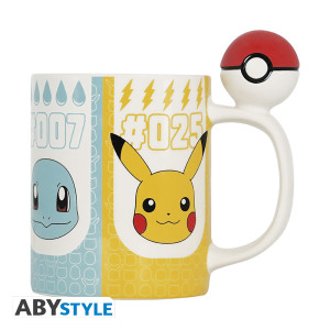 POKEMON - Mug 3D handle - Pokéball x2 DT