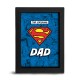 SUPERMAN - Kraft Frame - THE ORIGINAL "S" DAD x8