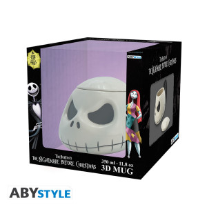 NIGHTMARE BEFORE XMAS - Mug 3D - Jack Glow in the dark x2 DT