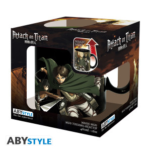 ATTACK ON TITAN - Mug Heat Change - 460 ml-TitanS3- carton x2 V2