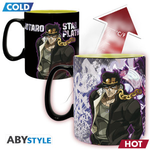 JOJO'S BIZARRE ADVENTURE - Mug Heat Change - 460 ml - JotaroDio x2