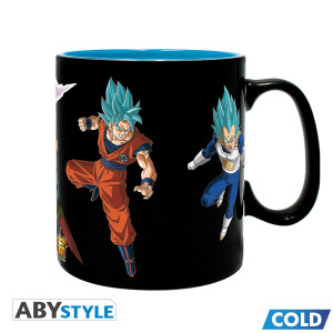 DRAGON BALL SUPER - Mug Heat Change - 460ml-SaiyansvsBlack-carx2