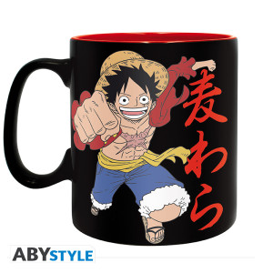 ONE PIECE - Mug - 460 ml - Luffy & Skull - cardboard box x2
