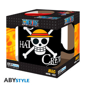 ONE PIECE - Mug - 460 ml - Luffy & Skull - boîte carton x2
