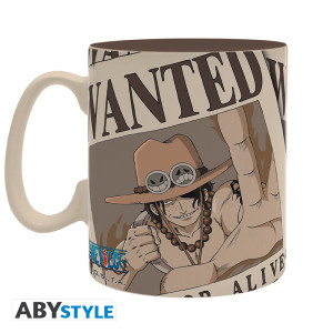 ONE PIECE - Mug - 460ml - Wanted Ace - cardboard box x2