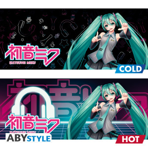 HATSUNE MIKU - Mug Heat Change - 460 ml - Hatsune Miku - card x2