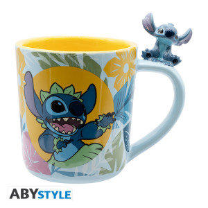 DISNEY - Mug 3D handle - Hawaiian Stitch X2