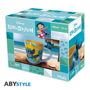 DISNEY - Mug 3D anse - Stitch hawaïen X2