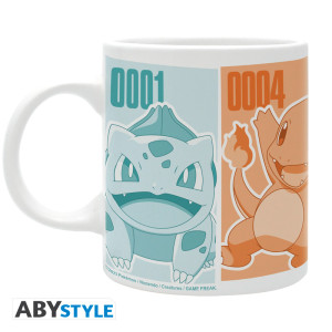 POKEMON - Mug - 320 ml - Pikachu & Kanto Starters - subli x2