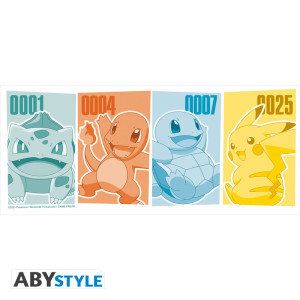 POKEMON - Mug - 320 ml - Pikachu & Kanto Starters - subli x2