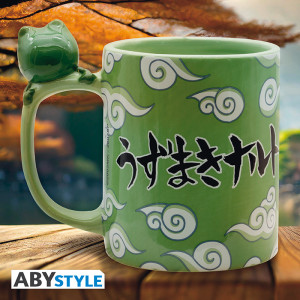 NARUTO SHIPPUDEN - Mug 3D handle - Naruto and Gama-chan  x2