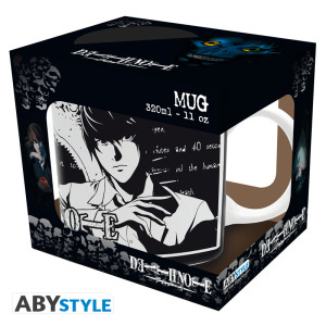DEATH NOTE - Mug - 320 ml - Light vs L - subli - boîte x2