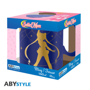 SAILOR MOON - Mug - 460 ml - Sailor Moon dorée - boîte carton x2