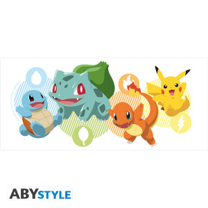 POKEMON- Mug - 460 ml - Pikachu and starters - subli - box x2
