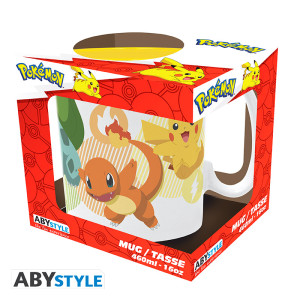 POKEMON - Mug - 460 ml - "Pikachu et débutants" - subli - boîte x2