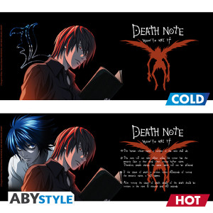 DEATH NOTE - Mug Heat Change - 460ml -  L & Light - cardboardx2