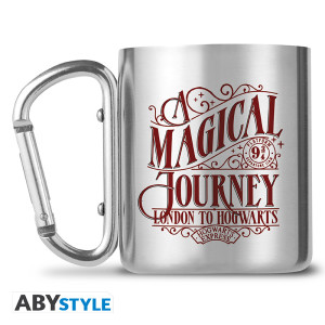HARRY POTTER - Mug carabiner - Platform 9 3/4 - avec boîte x2