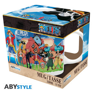 ONE PIECE  - Mug - 320 ml - Crew on Thousand Sunny  - subli matte x2
