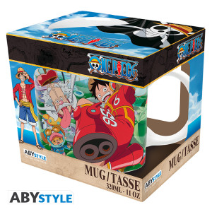 ONE PIECE - Mug - 320 ml - Luffy & Vegapunk - subli matte - box x2