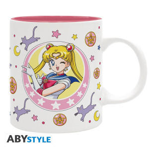SAILOR MOON - Mug - 320 ml - Sailor Moon & Luna patch - subli x2