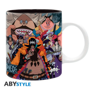 ONE PIECE - Mug - 320 ml - Équipage de Barbe Noire - subli x2