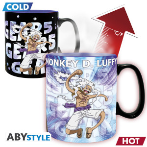 ONE PIECE - Mug Heat Change - 460ml - Gear 5th - cardboard x2