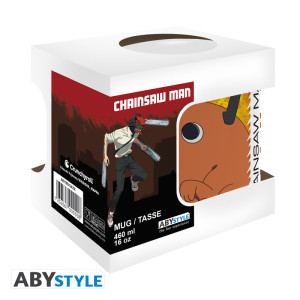 CHAINSAW MAN - Mug - 460 ml - Denji & Pochita - subli - box x2