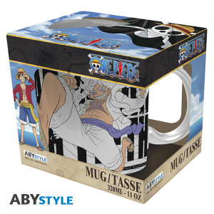 ONE PIECE - Mug - 320 ml - Luffy Gear 5th - subli silver x2