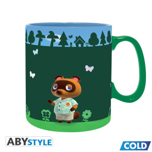 ANIMAL CROSSING - Mug Heat Change- 460 ml -Island Welcome cardboardx2