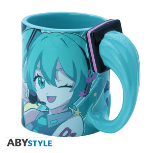 HATSUNE MIKU - Mug 3D anse - Miku x2