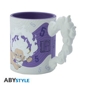 ONE PIECE - Mug 3D handle - Luffy Gear 5th x2