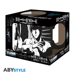 DEATH NOTE - Mug - 600 ml - Light, L & Misa x2