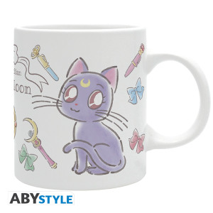 SAILOR MOON - Mug - 320 ml - Luna & Artemis Chibi - subli matte x2