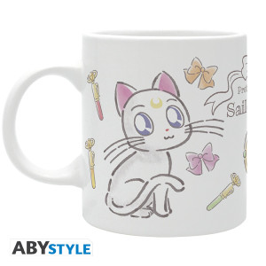 SAILOR MOON - Mug - 320 ml - Luna & Artemis Chibi - subli matte x2