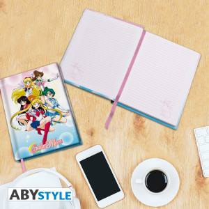 SAILOR MOON - Cahier A5 "Sailor guerrières" X4