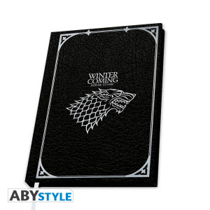 GAME OF THRONES - Cahier A5 Premium "Stark" X4