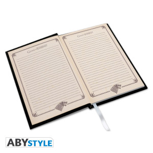 GAME OF THRONES - Cahier A5 Premium "Stark" X4