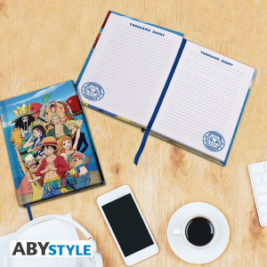 ONE PIECE - Cahier A5 "Equipage Luffy" X4 *