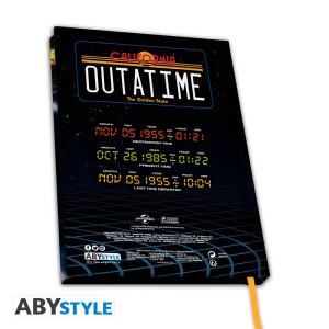 BACK TO THE FUTURE - A5 Notebook "DeLorean" X4